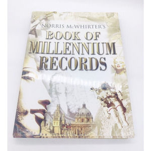 The Book of Millennium Records - Norris McWhirter (1999, Hardcover, Dust Jacket)